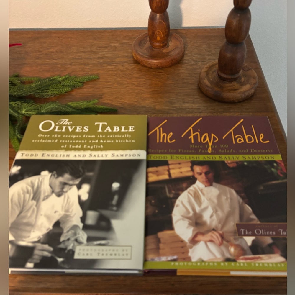TODD ENGLISH OLIVE TABLE & FIG COOKBOOKS